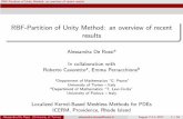 RBF-PartitionofUnityMethod: anoverviewofrecent results · RBF-PartitionofUnityMethod: anoverviewofrecent results ... Stefano De Marchi (University of Padova, ... These researches