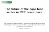 The future of the agro-food sector in CEE economies53014/Tóth+Bence+... · sector in CEE economies. The ten years behind us: a success story for the agricultural sector of the accession