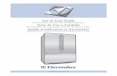 French Door Bottom Freezer/Refrigerator Guia de Uso y Cuidado · Your Electrolux refrigerator is designed for optimal convenience and storage flexibility. The illustration below is
