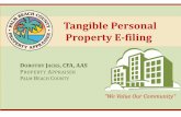 Tangible Personal Property E-filing · Our Office has processed your On-Line Tangible Personal Property filing. Once the Proposed Tax Notice has been mailed out at the end of the