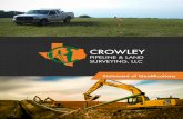 Statement of Qualifications - crowley-surveying.com · Crowley Pipeline & Land Surveying is a surveying firm dedicated to completing your Oil & Gas projects in Texas, Oklahoma, and