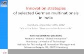 Innovation strategies of selected German multinationals in ...global-innovation.net/publications/PDF/PRESENTATION_NEUKIRCHNER.pdf · Innovation strategies of selected German multinationals