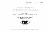 CRC REPORT PROJ NO. AV-7-07 - crcao.org CRC 657/CRC... · The source for the 100LL AVGAS survey data presented within this CRC report is a technical report prepared under contract