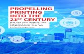 PROPELLING PRINTING INTO THE 21ST CENTURY · 21ST CENTURY How the City of Thornton, Colo., Capitalized on an All-in-One ... entire fleet to a color environment without exceeding its