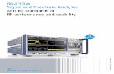©Rohde & Schwarz; R&S®FSW Signal and Spectrum Analyzer · Rohde & Schwarz R&S®FSW Signal and Spectrum Analyzer 3 The R&S®FSW also scores top marks when it comes to Benefits measurement