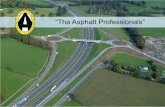 “The Asphalt Professionals” - Institute of Asphalt · from the asphalt, road and related disciplines • Circa 1200 members in the UK, Ireland and overseas • Established to