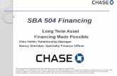 SBA 504 Lending - dlnmh9ip6v2uc.cloudfront.net · The SBA 504 loan is available for up to 40% of ... • 50/35/15 Structure o Bank conventional loan for 50% of project cost o CDC