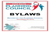 BYLAWS - doh | Department of Health · bylaws revised by the planning council september 29, 2016 approved by the mayor’s office of talent and appointments (mota), executive office