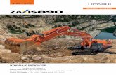 AXIS-6 series - NASTA AS · unique Hitachi technology, it delivers lower emissions and reduced running costs in response to demand from European contractors. The large Zaxis-6 excavators