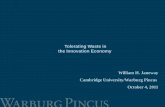 Tolerating Waste in the Innovation Economy - lem.sssup.it · Tolerating Waste in the Innovation Economy William H. Janeway Cambridge University/Warburg Pincus October 4, 2011. Economic