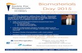 Biomaterials Day Poster · 2018-06-01 · Reitz Union Grand Ballroom, University of Florida 7:30AM – 2:00PM ... Biomaterials UNIVERSITY of FLORIDA surgical Gen nanotherapeutics