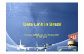 Data Link Brazil [Modo de Compatibilidade] · VSAT Modem VHF Radio 3G Router ACARS Switch VHF Gound Computer Departamento de Controle do Espaço Aéreo Department of Airspace Control