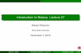 Introduction to Botany. Lecture 27 - ashipunov.infoashipunov.info/shipunov/school/biol_154/2016_fall/lec_154_27.pdf · And (sometimes) exodermis (exoderm): similar to endoderm but