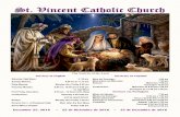 St. Vincent Catholic Church - catolicosnaflorida.orgcatolicosnaflorida.org/wp-content/uploads/2015/09/12-25-2016.pdf · St. Vincent Catholic Church December 25, 2016 • 25 de Diciembre