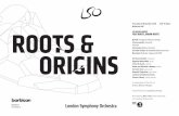 LSO SEASON CONCERT FOLK ROOTS, URBAN ROOTS … · Fugue and Riffs is an intoxicating cocktail of blasting trumpets, fast swinging tempos, chromaticism and luscious jazz changes. PROGRAMME