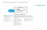 Standardised ATEX control cabinet YCCP - Festo · 2016/08 – Subject to change – Standardised ATEX control cabinet YCCP 3 Easy connectivity: remote I/O The proven technology of