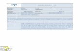 Materials Declaration Form - st.com · supplier Electro conductive adhesive Quartz 14808-60-7 0.078 mg 14034 153 supplier Evaporation Gold 7440-57-5 0.020 mg 3598 39 supplier Evaporation