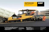 Asphalt Paver - Kelly Tractor · 2 High Performance and Operator Comfort Make the AP655D the Perfect Choice The AP655D sets the standard in performance, operator comfort, ease of
