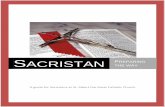 Preparing the way - Clover Sitesstorage.cloversites.com/stalbertthegreatcatholicchurch/documents... · Sacristan: Preparing the Way, A guide for Sacristans at St. Albert the Great