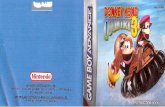 Donkey Kong Country 3 Manual - Arcade Games & Machines ... · Thank you for selecting DONKEY KONGTM COUNTRY 3 for your Nintendo@ Game Boy AdvancerM system. Please read this instruction