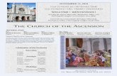T CHURCH OF THE ASCENSION - ascensionchurchnyc.org · 11.11.2018 · Cipriano Lantigua at the rectory. MINISTERIO PARA LOS ENFERMOS Ayudamos a todos los que no pueden venir a celebrar