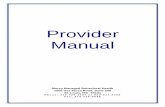 UNITY MANAGED MENTAL HEALTH - mbh-eap.com · 4 Foreword The purpose of this Provider Manual is to share information about guidelines, policies and procedures for the administration