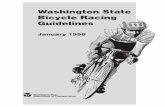 Washington State Bicycle Racing Guidelines · Escort Vehicles Motor vehicles used to designate the front and back of a rolling enclosure of a specific race. These vehicles are noted