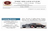 The Headliner Vtw|ÄÄtv@ tftÄÄx VÄâu · Jubilee of the CLC 1958 – 2008 Valley Forge Region, Cherry Hill, NJ Coming Events Art Astor Collection Tops $15m in Anaheim Auction