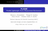 Marcos L. Kirszenblatt Thiago B. Cardozo Artur Ziviani ...cnet.fi.uba.ar/wdcs/Ziviani-STIC-AmSud.pdf · Introduction FLAME architecture The minimalist, high-level measurement API