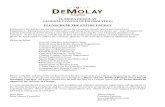 FLORIDA DEMOLAY GENERAL CONCLAVE INFORMATION … Conclave Packet.pdf · FLORIDA DEMOLAY GENERAL CONCLAVE INFORMATION PLEASE READ THE ENTIRE PACKET Enclosed in this packet are the