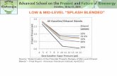 LOW & MID-LEVEL “SPLASH BLENDED” - nipe.unicamp.br · LOW & MID-LEVEL “SPLASH BLENDED” Source: “Determination of the Potential Property Ranges of Mid-Level Ethanol Blends”