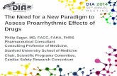 The Need for a new paradigm to assess proarrhythmic ...cipaproject.org/wp-content/uploads/sites/24/2016/03/DIA-2014... · The Need for a New Paradigm to Assess Proarrhythmic Effects