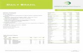 DAILY B - Latibex brasil 15-10.pdf · ¨Preview: Redecard & VisaNet: 3Q09 – The Last Time? ... Ibovespa - Top Losers Daily Chg. Monthly Last Price COSAN ON -2.88% 6.60% 20.25 MMX