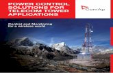 POWER CONTROL SOLUTIONS FOR TELECOM TOWER APPLICATIONS · POWER CONTROL SOLUTIONS FOR TELECOM TOWER APPLICATIONS. WebSupervisor Rectifier InteliLite Telecom InteliLite Telecom DC