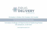 The Pharmaceutical Technology Specialistsdrugdeliveryexperts.com/.../uploads/...CPC-Symposium-12OCT2017_web.pdf · • LipidatedGLP-1 analogues based on Novo lipidationsystem •