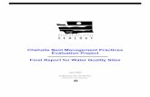 Chehalis Best Management Practices Evaluation Project ... · Chehalis Best Management Practices Evaluation Project Final Report for Water Quality Sites by Debby Sargeant, Sarah O'Neal,