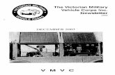 The Victorian Military Vehicle Corps Inc. Newsletter - VMVC 2003/VMVC Dec 2003.pdf · The Victorian Military Vehicle Corps Inc. Newsletter A5955 DECEMBER 2003 V M V C. Victorian Military
