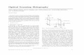 Optical Scanning Holography - Faculty | ECE IEEE-OSH.pdf · a 2-0 optical scan of the object. The technique is called optical scanning holography (OSH). In the context of optical