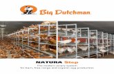 NATURA Step - Big Dutchman · NATURA Step The stepped aviary that is well-accepted by the hens and easy to access Big Dutchman has more than 30 years of experience with aviary systems
