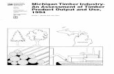 2°, ;:: L es MichlganTimber Industry. n Assessment of ... · 3.0 2.5 o 2.0 e-oo 1.5 e-_-0 1.0 0.5 0 7 1977 1984 1988 1990 1992 1994 Year Figure 5.--Pulpwood productior_ o/aspea arid