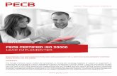 PECB CERTIFIED ISO 20000 - Codec Networks · After successfully completing the exam, participants can apply for the credentials of PECB Certified ISO/IEC 20000 Provisional Implementer,