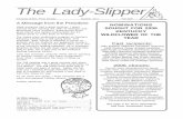 The Lady-Slipper - KNPS 2005.pdf · The Lady-Slipper Kentucky Native Plant Society Number 20:3 Fall 2005 A Message from the President: Hope everyone had a great summer. I spent several
