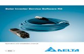 Solar Inverter Service Software Kit - solemio.de · Per installare il converter Delta da USB a RS485, fare riferimento al manuale del converter USB. 4 Guida di avvio rapido 4.1 Funzioni