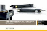 HMI/HMD Hydraulic Cylinders - SEALL · HMI/HMD Hydraulic Cylinders Metric tie rod cylinders for working pressures up to 210 bar Parker Hannifin Cylinder Division Europe Catalogue