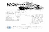 NEWTON COUNTY, INDIANA - IN.gov · NEWTON COUNTY, INDIANA ... 2004, which was defined by the Indiana DNR Mapping ... Year Cubic Feet Per Second (CFS) (feet, gage ...