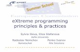 eXtreme programming principles & practices · eXtreme programming - principles & practices Why ―extreme‖ XP takes commonsense principles and practices to extreme levels. •If