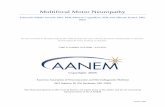 Multifocal Motor N - AANEM Review... · INVITED REVIEW ABSTRACT: Multifocal motor neuropathy (MMN) is now a well-deﬁned purely motor multineuropathy characterized by the presence