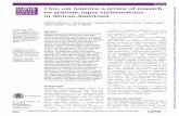 Review I too, am America: a review of research on systemic ... · I too, am America: a review of research on systemic lupus erythematosus in African-Americans Edith M Williams,1 Larisa