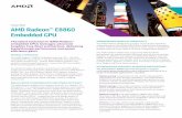 Product Brief AMD Radeon™ E8860 Embedded GPU · leading 3D video graphics performance, ... Product Brief AMD Radeon™ E8860 ... AMD Radeon™ E8860 Embedded GPU 2