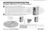 CC-Link Direct Input Type Step Motor Controllercontent2.smcetech.com/pdf/LECPMJ.pdf · Step Motor Controller Series LECPMJ CC-Link Direct Input Type. How to Order Actuator + Controller